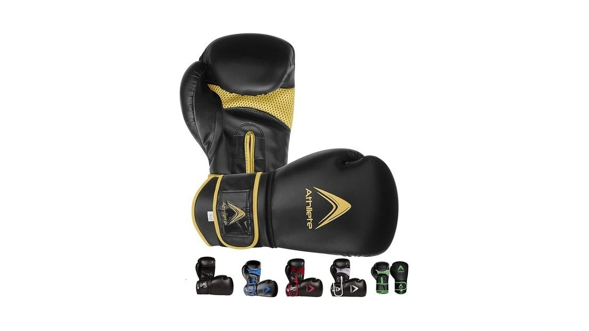Athllete Men's Boxing Gloves - 14 Oz Training & Sparring,