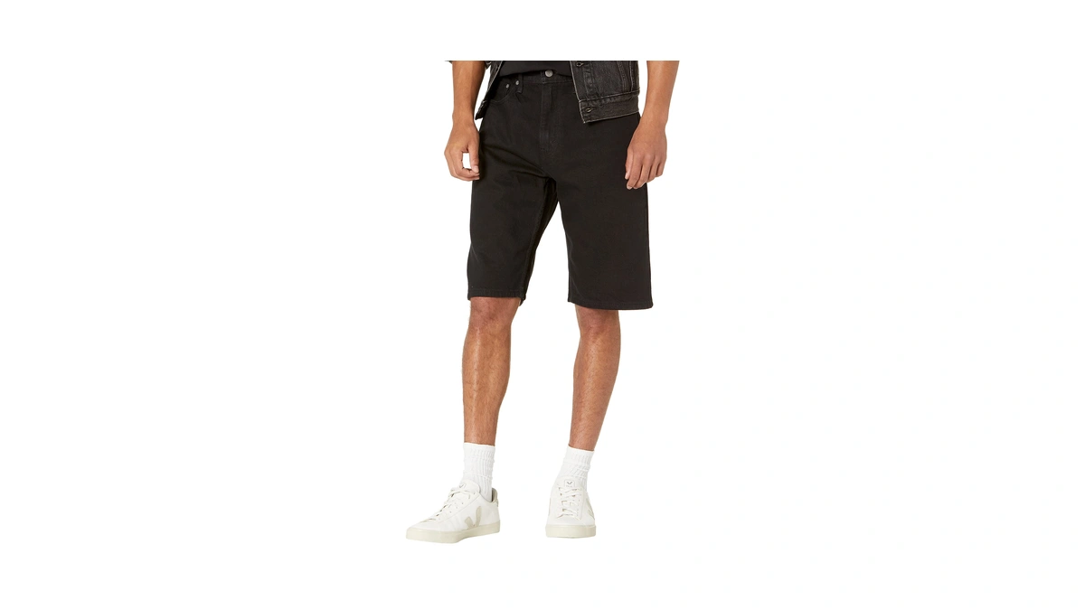 Levi's Men's 469 Loose Short, Slow Walker - Black, 40