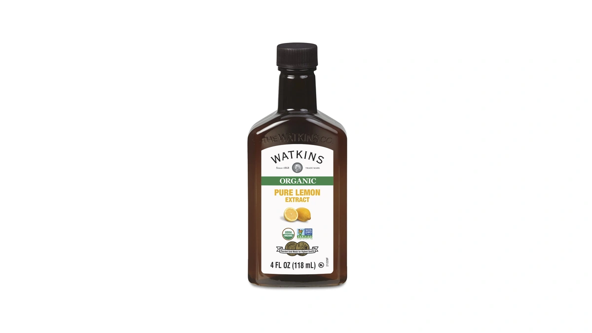 Watkins Organic Pure Lemon Extract, Non-gmo, Kosher, 4 Oz. Bottle,