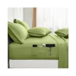 Bysure 6 Pieces Bed Sheets Set With Pockets On Side(full,