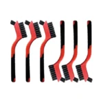 6-pack Non-scratch Nylon Cleaning Brushes - Mini Head Design With