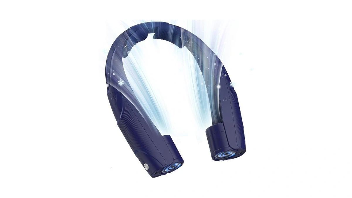 Enituo Neck Fan, 6000mah Usb Rechargeable Hands Free Personal Fan,