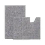 Bysure Grey Bathroom Rugs Sets 3 Piece Non Slip Extra