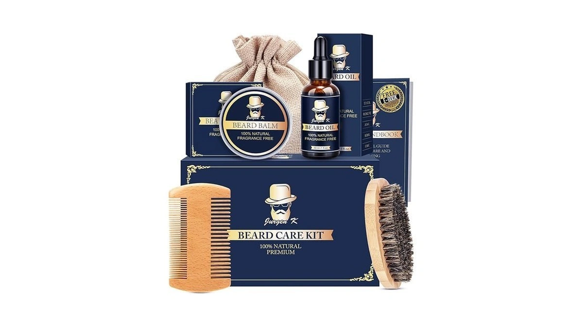 Gifts For Men, Beard Kit For Men's Daily Grooming &
