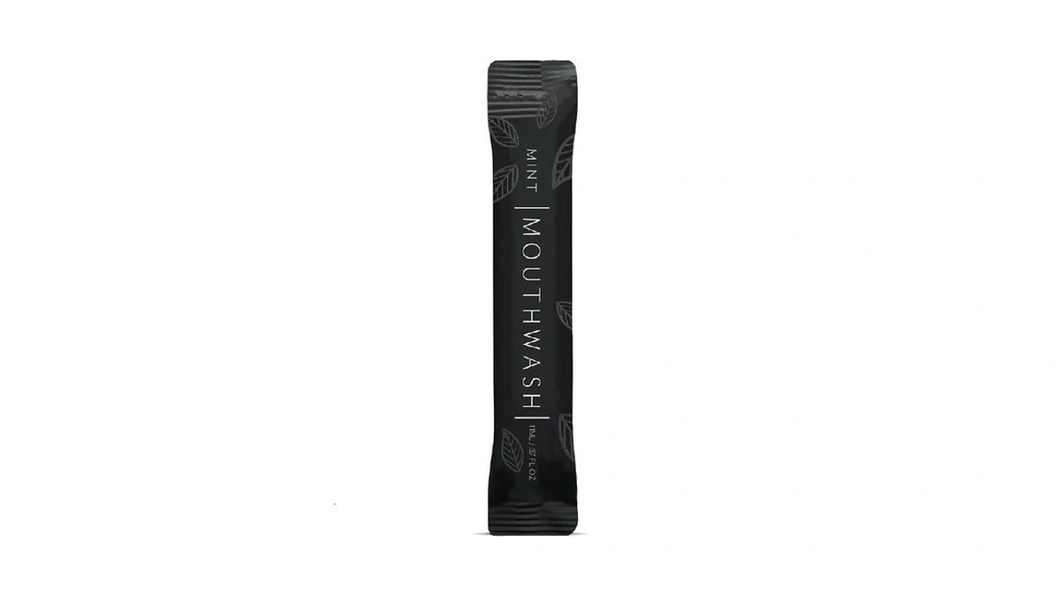 Luxury Mouthwash Packets (250 Individual Packets, Matte Black)
