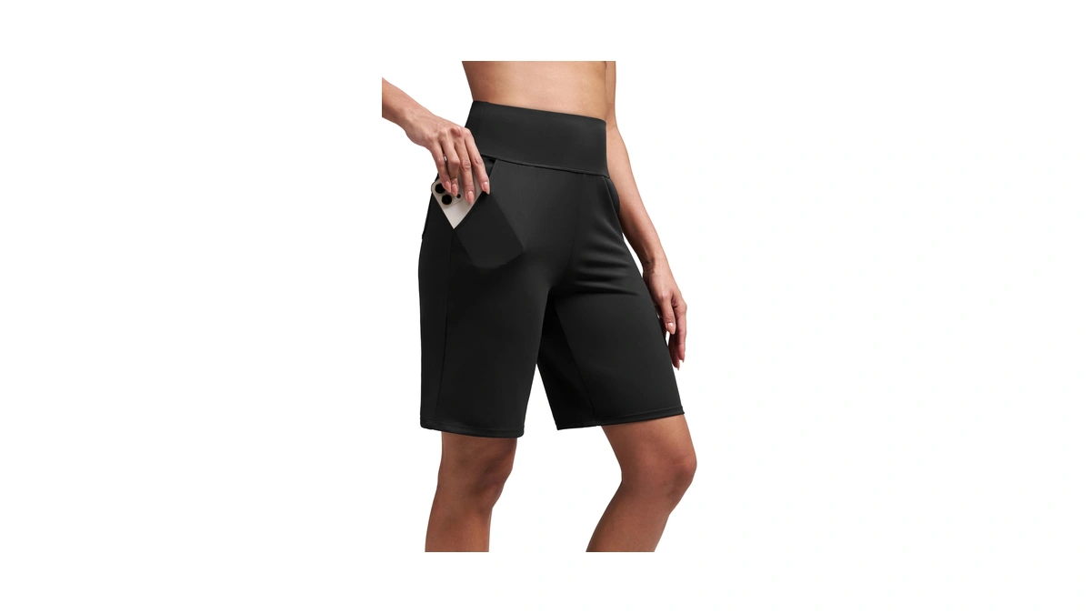Alaroo Bermuda Athletic Workout Running Long Shorts Pilates Outfits For