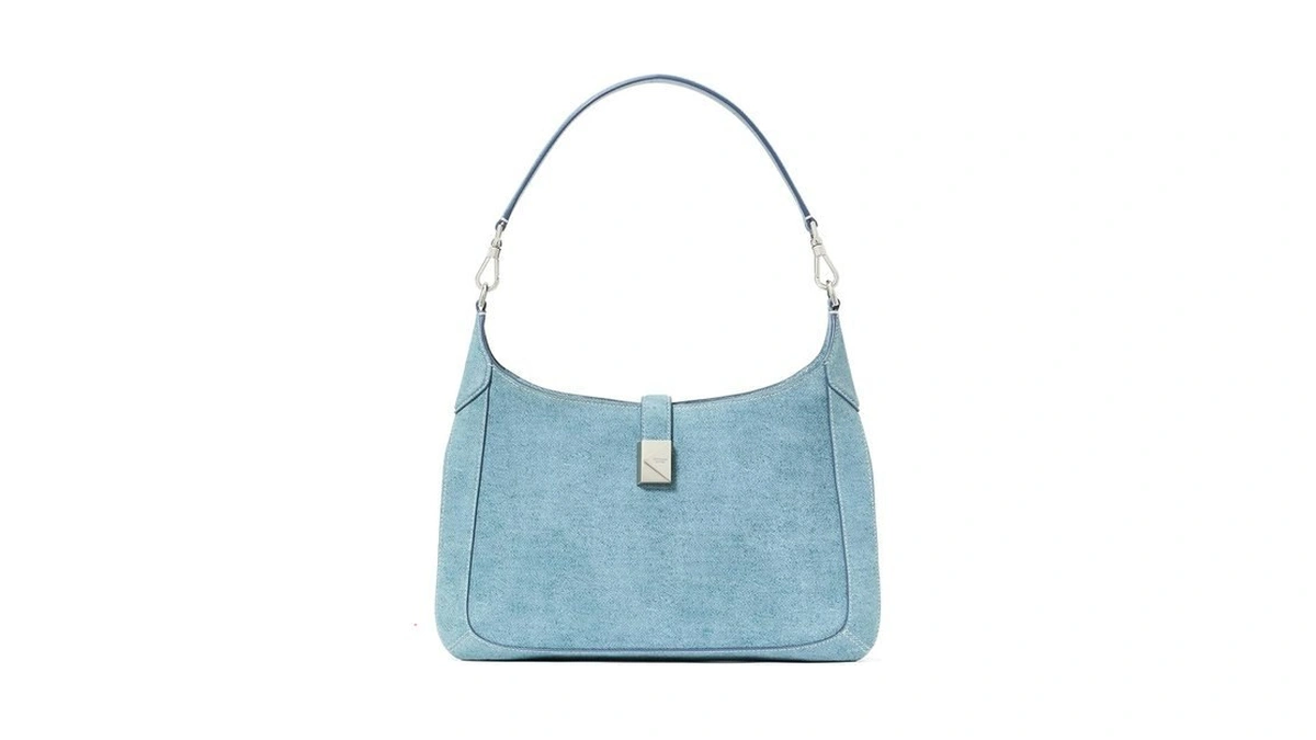 Kate Spade New York Deco Denim Suede Hobo