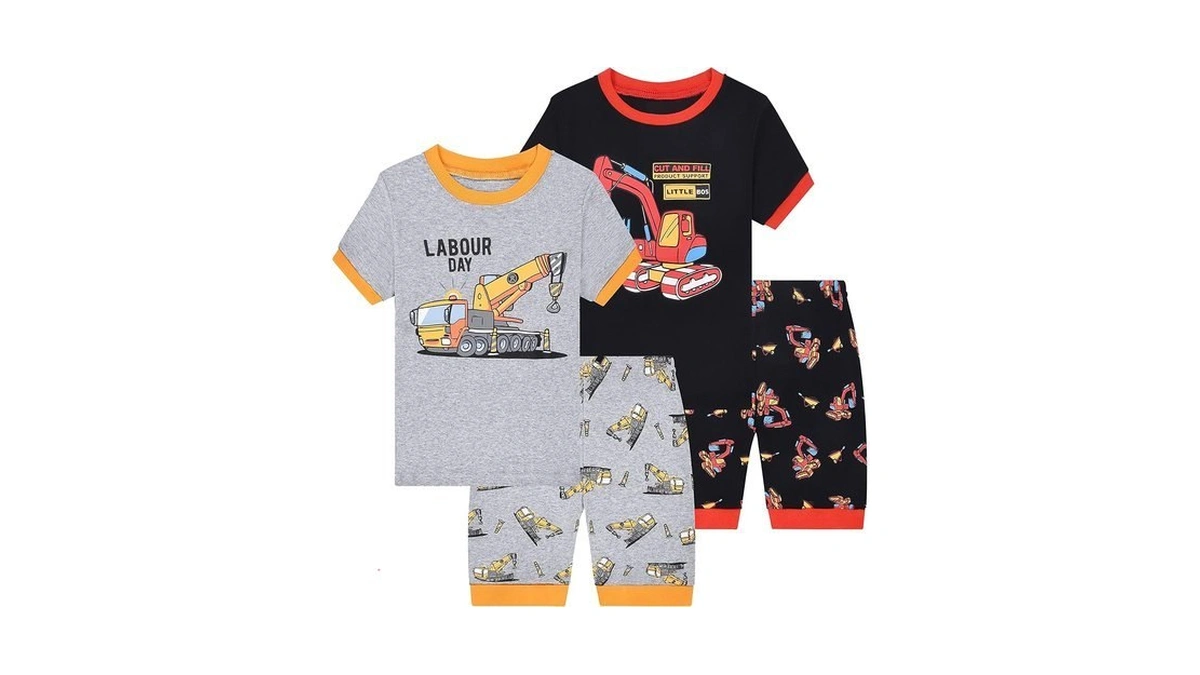 Benaive Pajamas For Boys, Summer Pjs For Boy Cotton Pajama,