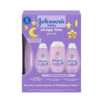 Johnson's Baby Sleepy Time Gift Set With Calming Bedtime Bath,