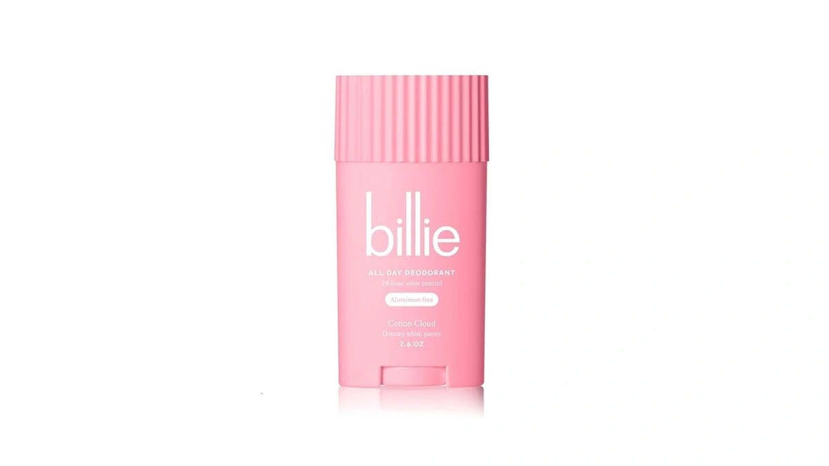Billie All Day Deodorant, 24-hour Odor Protection, Aluminum-free, Cotton Cloud,