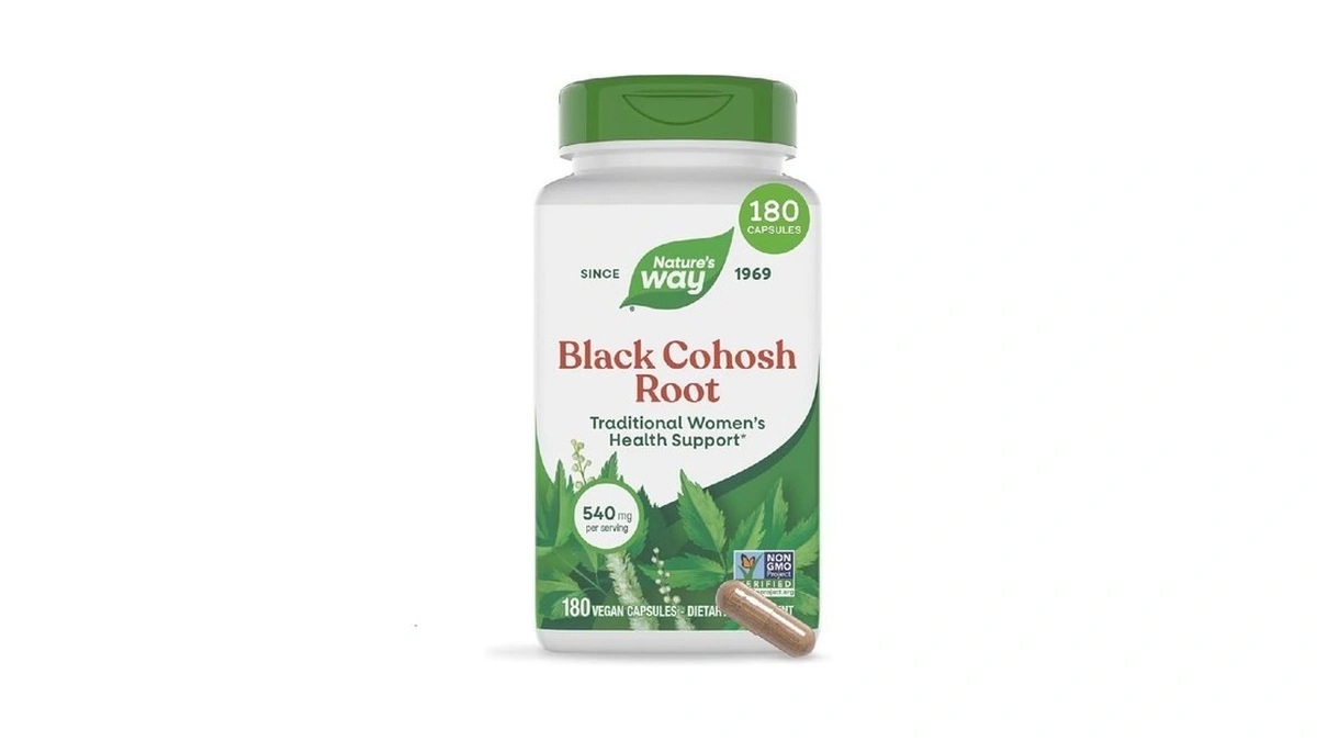 Nature's Way Herbs Black Cohosh Root Capsules, Traditional Women’s Herbal