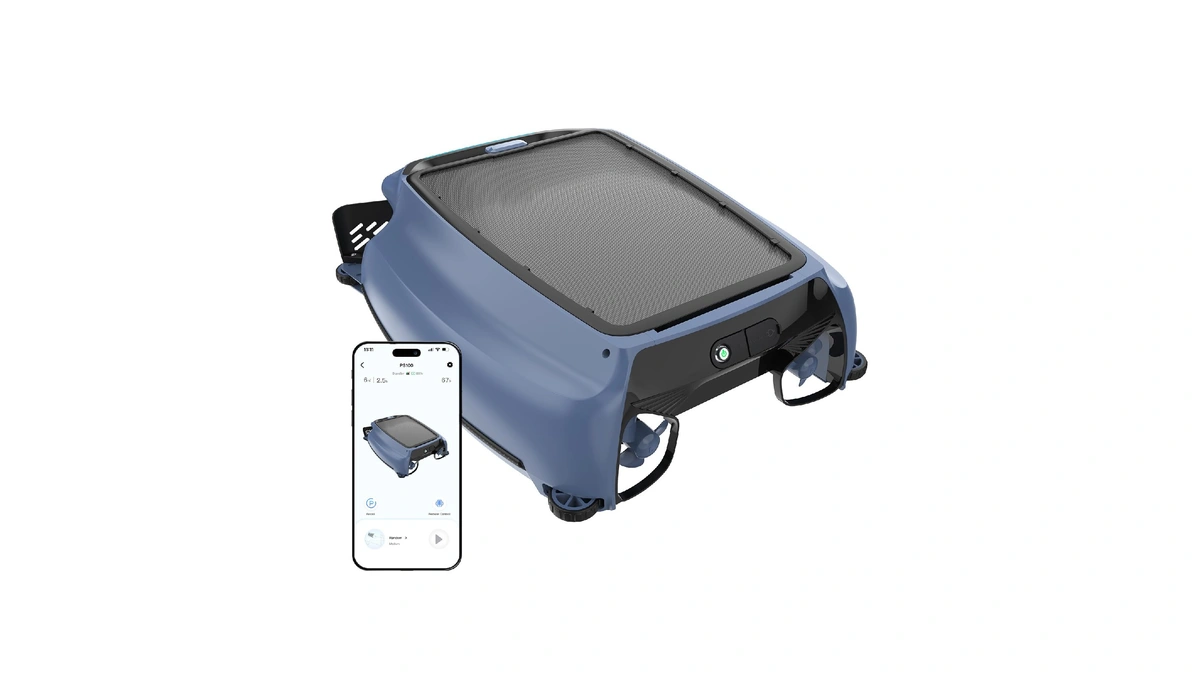 Botluxe Ps100 Solar Pool Skimmer Robot – Active Solar Tracking,