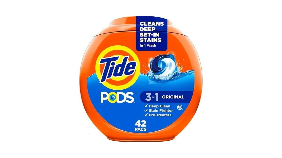 Tide Pods Laundry Detergent Pacs, 3-in-1 Stain Remover, Odor Fighter,