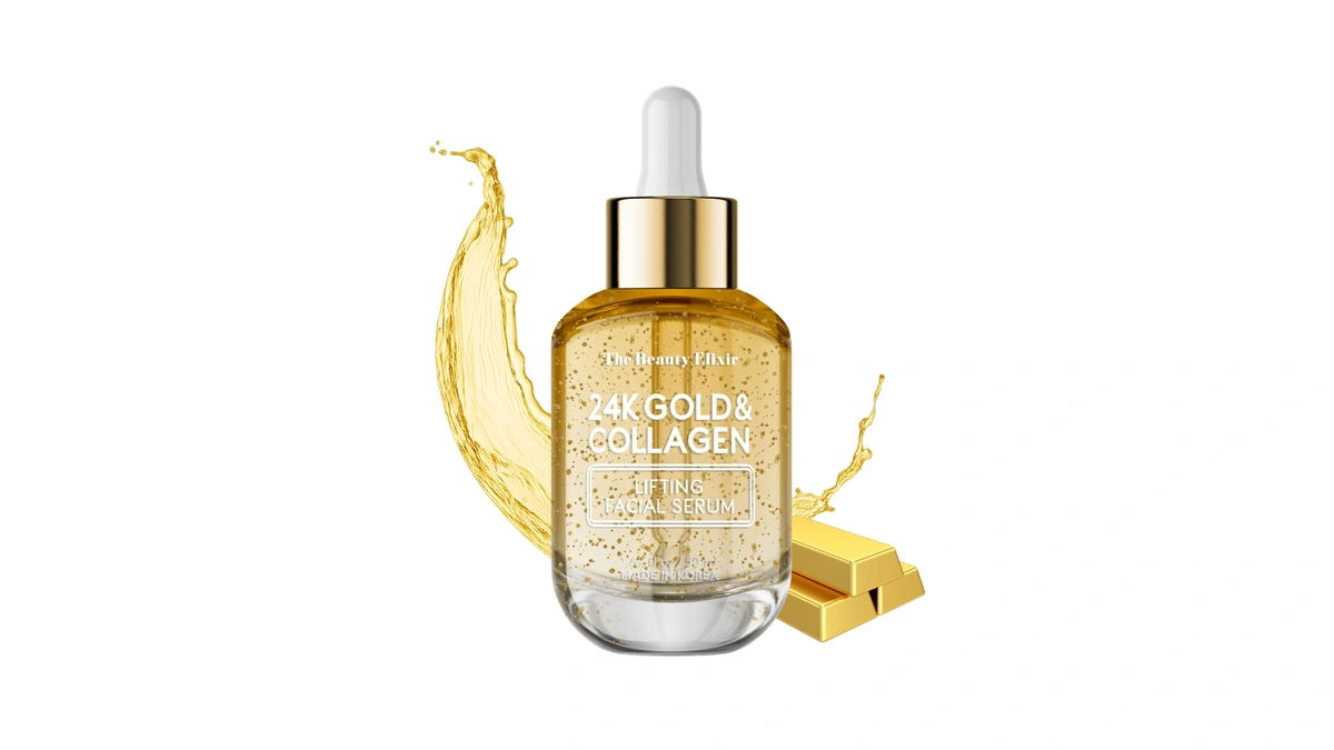 The Beauty Elixir Collagen Serum For Face With 24k Gold