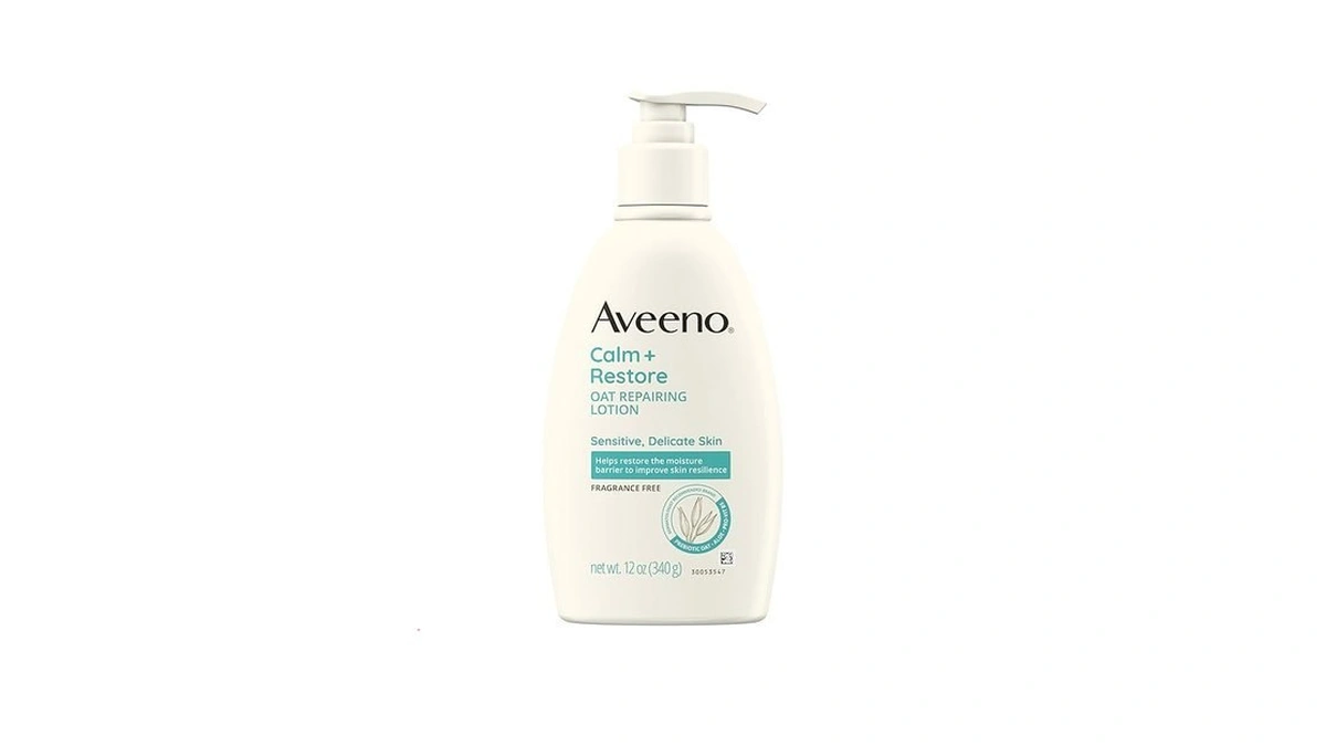 Aveeno Calm + Restore Oat Repairing Body Lotion For Sensitive