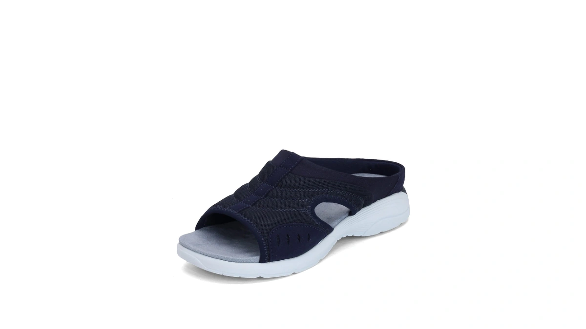 Easy Spirit Women's Traciee 2 Slide Sandal, Blue 401, 6