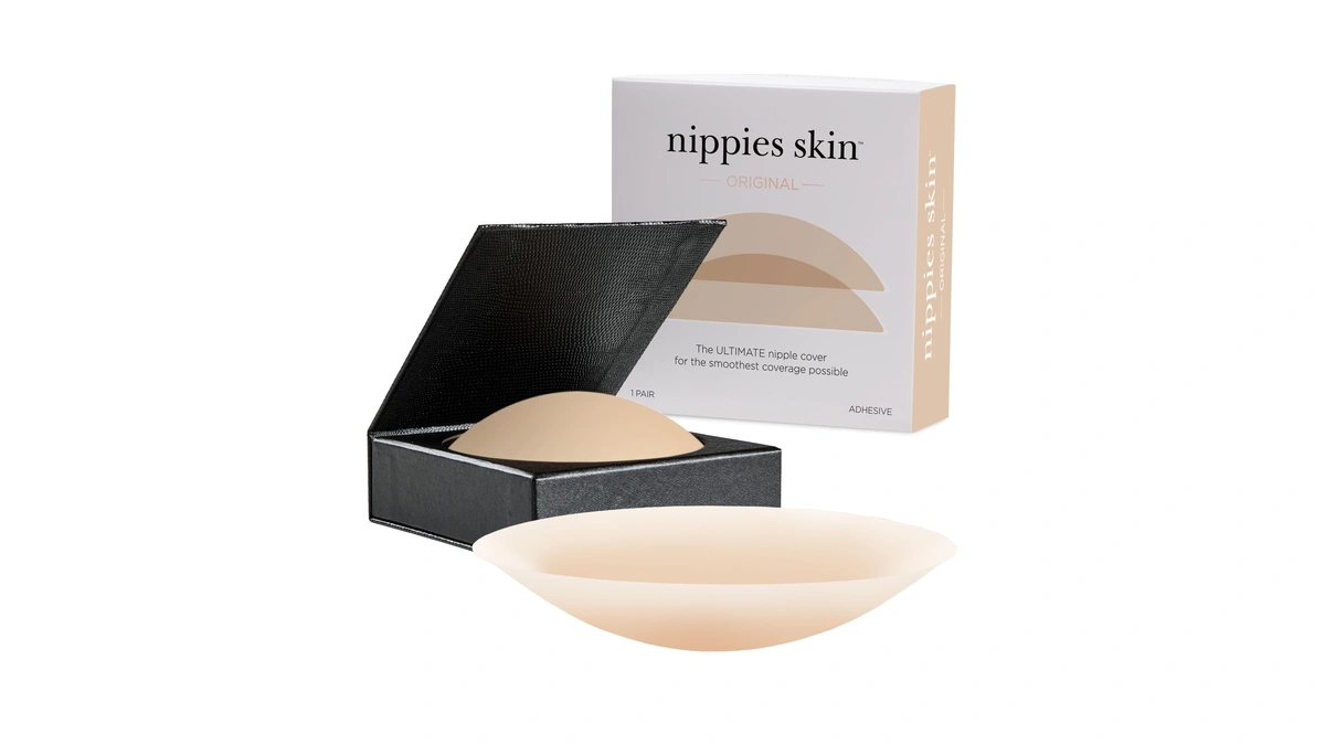 Nippies Nipple Covers For Women With Travel Case, Reusable Nipple