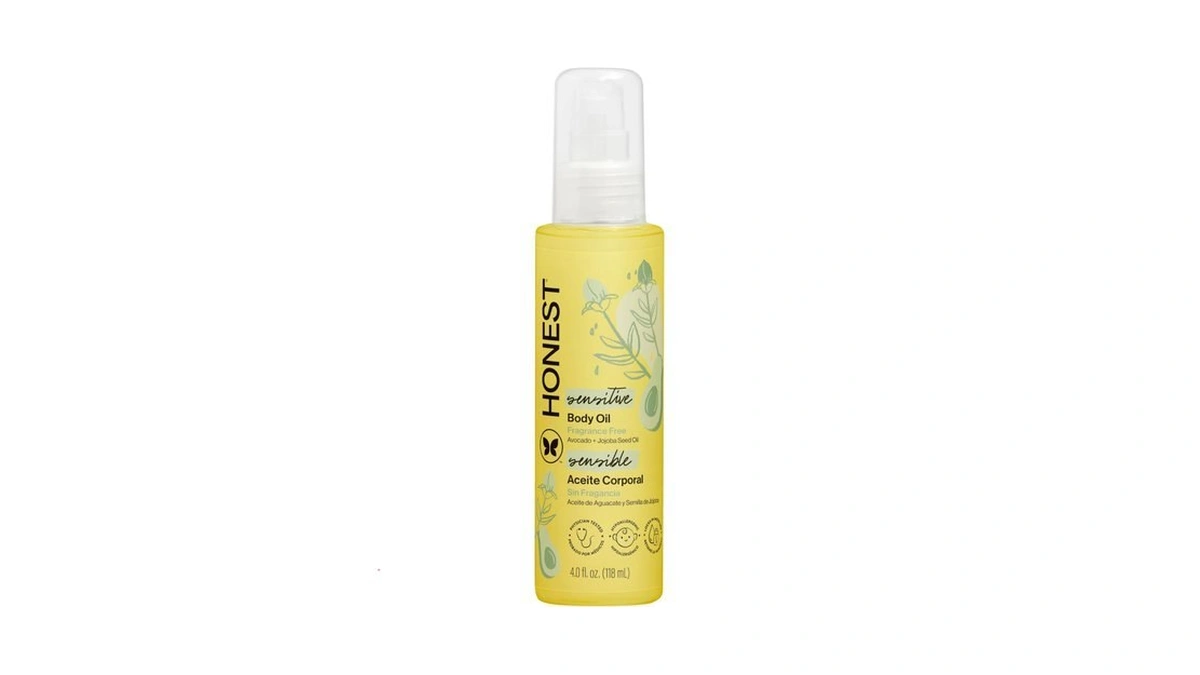 The Honest Company Fragrance-free Moisturizing Body Oil, Nourish Soothe Baby's