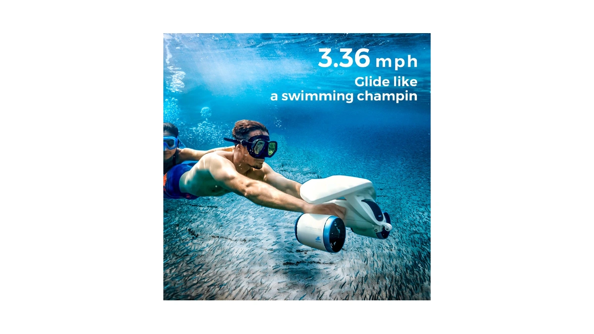 Sublue Mix Underwater Scooter With Action Camera Mount 30 Minutes