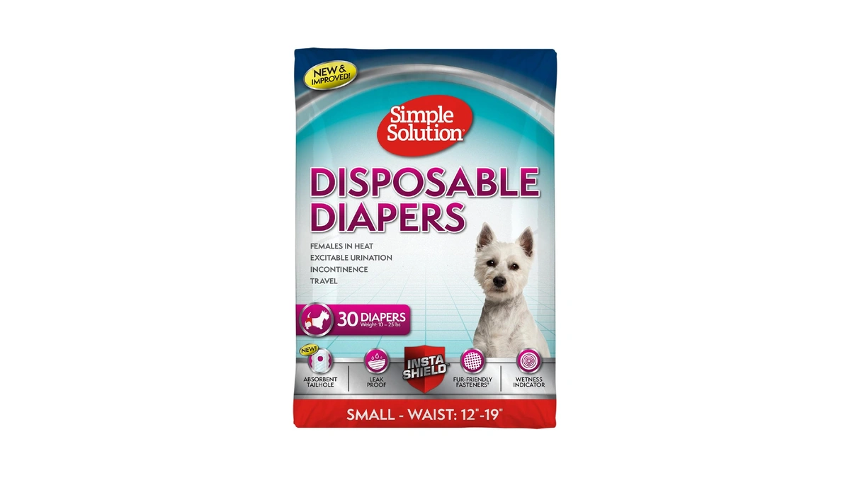 Simple Solution Female Dog Diapers – Disposable Diapers For Potty