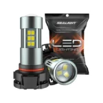 Sealight 5202 Led Fog Light Bulbs, 6000k Xenon White, 27