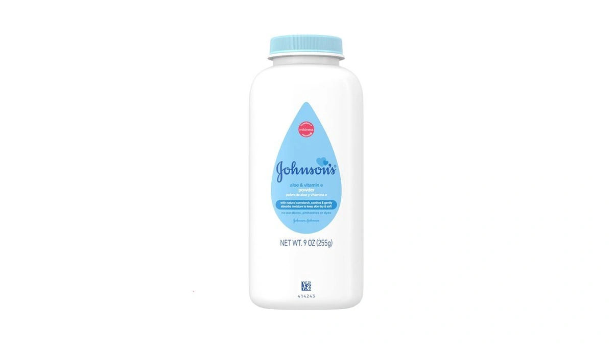 Johnson's Baby Cornstarch Baby Powder, Aloe & Vitamin E For