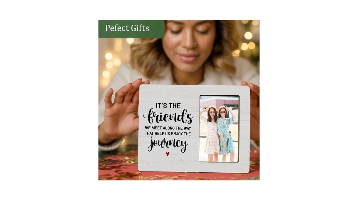 Luerhui Friendship Gifts Wooden Picture Frame For Friends, It's The