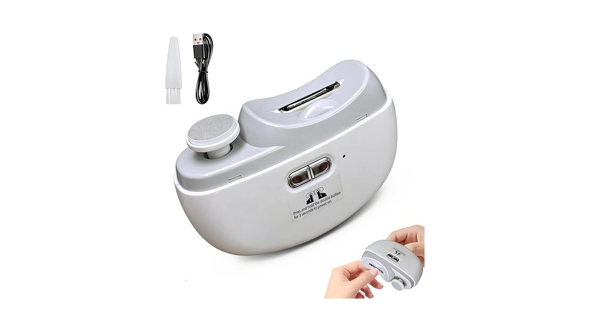 Electric Nail Clipper And Trimmer, 2 In 1 Automatic Nail