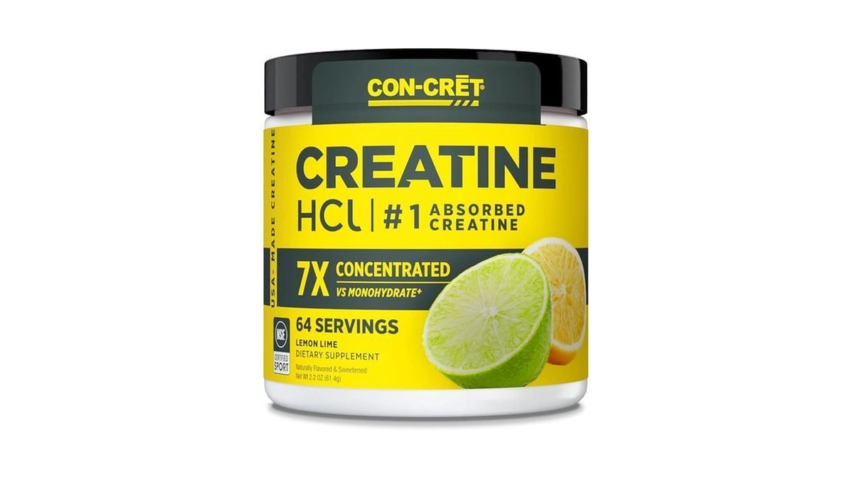 Con-cret Creatine Hcl Powder | Muscle, Cognitive, Cellular Energy Support