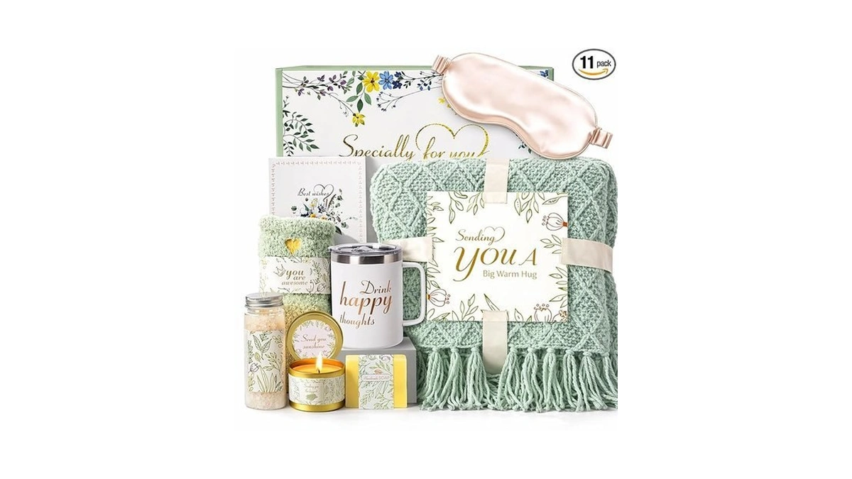 Get Well Soon Gift Basket For Women - Spa Care