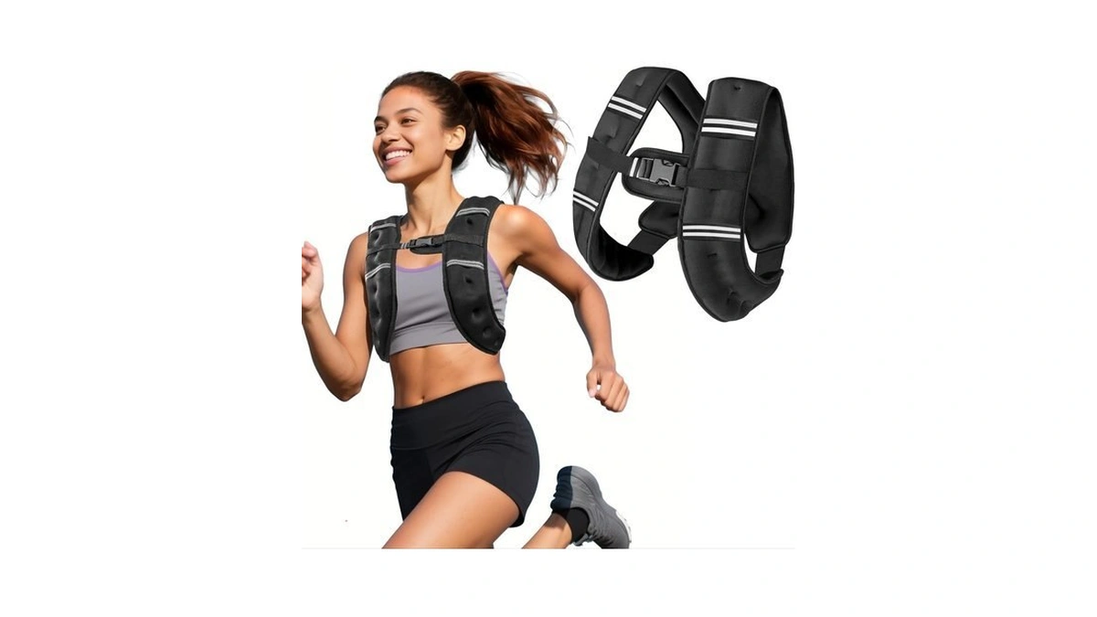 Weighted Vest With Adjustment Straps For Men Women, 8lbs/12lbs/16lbs/20lbs Weight