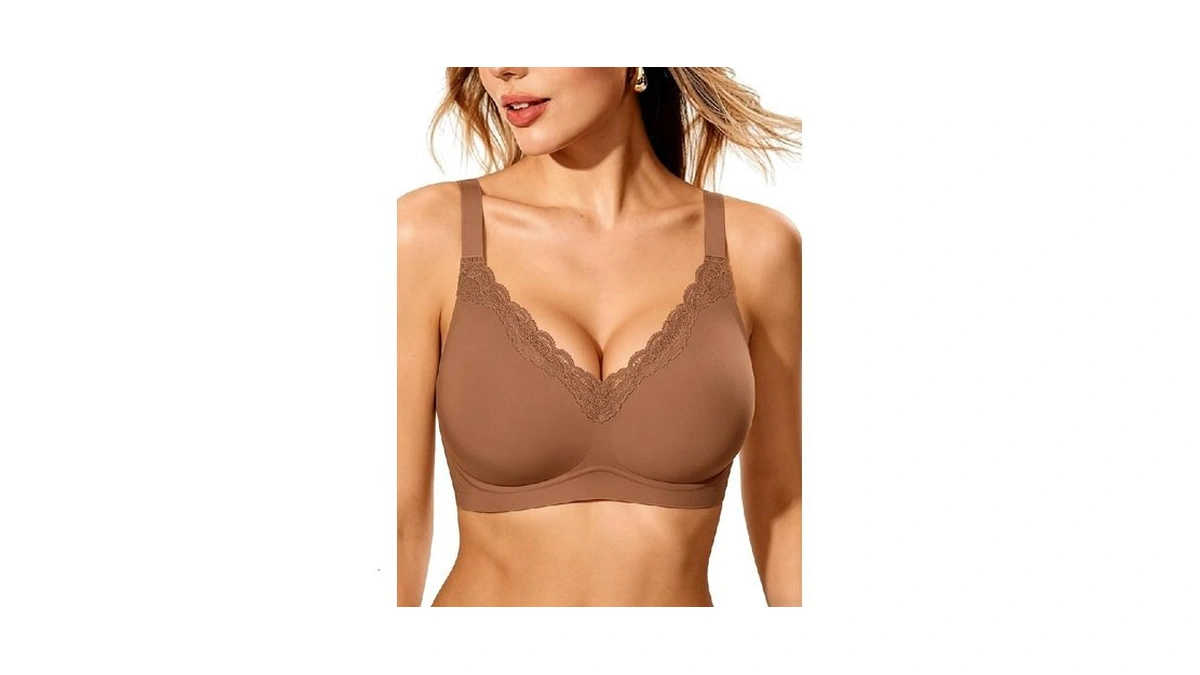 Horisun Womens Wireless Bras Comfortable Push Up Bra No Underwire