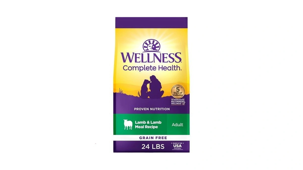 Wellness Complete Health Adult Dry Dog Food, Grain Free Kibble,