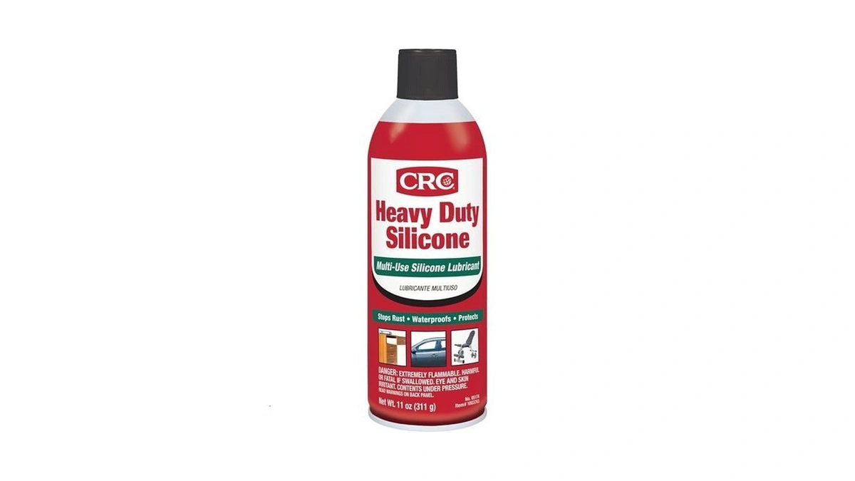 Crc Heavy Duty Silicone Lubricant, 11 Wt Oz, Clear Colorless