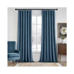 Miulee Velvet Curtains 90 Inches Long 2 Panels Set For