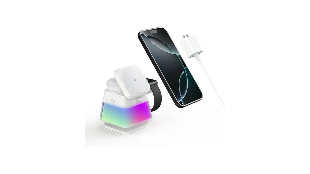 Minthouz 3 In 1 Charging Station For Iphone, Wireless Charger