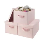 Granny Says Storage Bins Fabric, Storage Bins With Lids, Collapsible