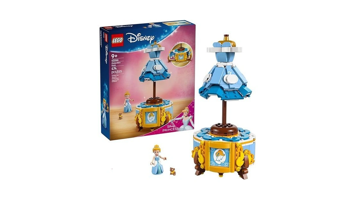 Lego Disney Princess Cinderella’s Dress Kids Toy With Minidoll Character