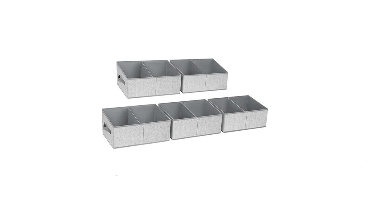 Dimj Closet Storage Bins, 5 Pack Storage Baskets For Shelves,