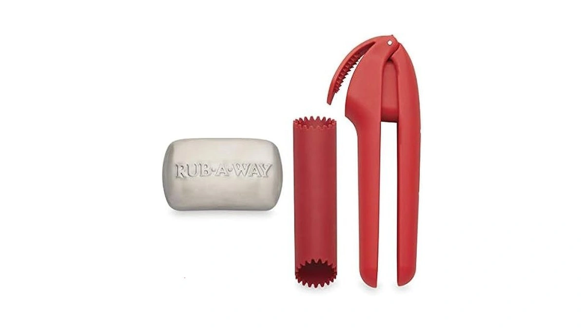 Farberware Healthy Eating Garlic Set With Garlic Press, Garlic Peeler,