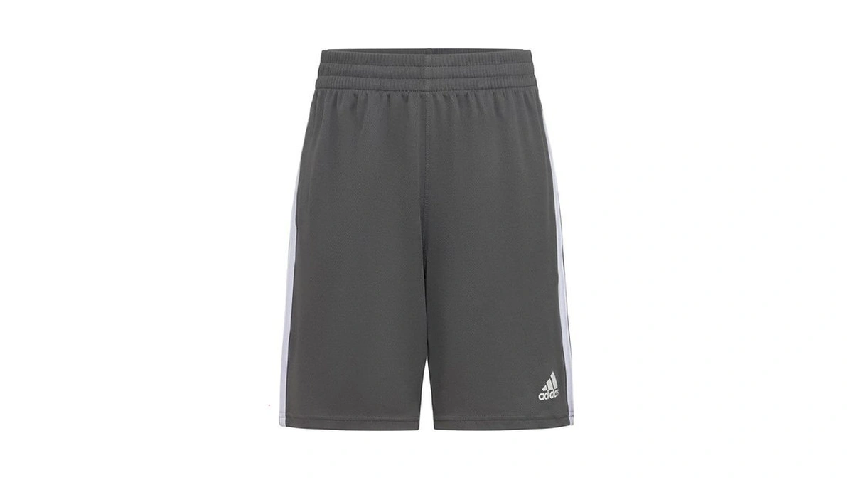 Adidas Boys Classic 3-stripes Shorts, Grey Five Adi, X-large Us