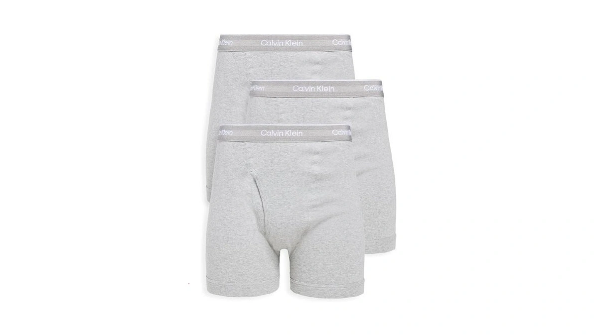 Calvin Klein Men's Cotton Classics 3-pack Boxer Brief, 3 Grey