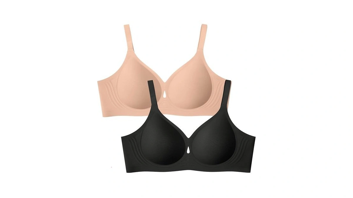 Letsjoli Wireless Bras For Women No Underwire Jelly Bras Seamless
