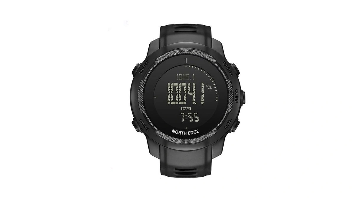 North Edge Women Men's Tactical Survival Watch – Military Digital