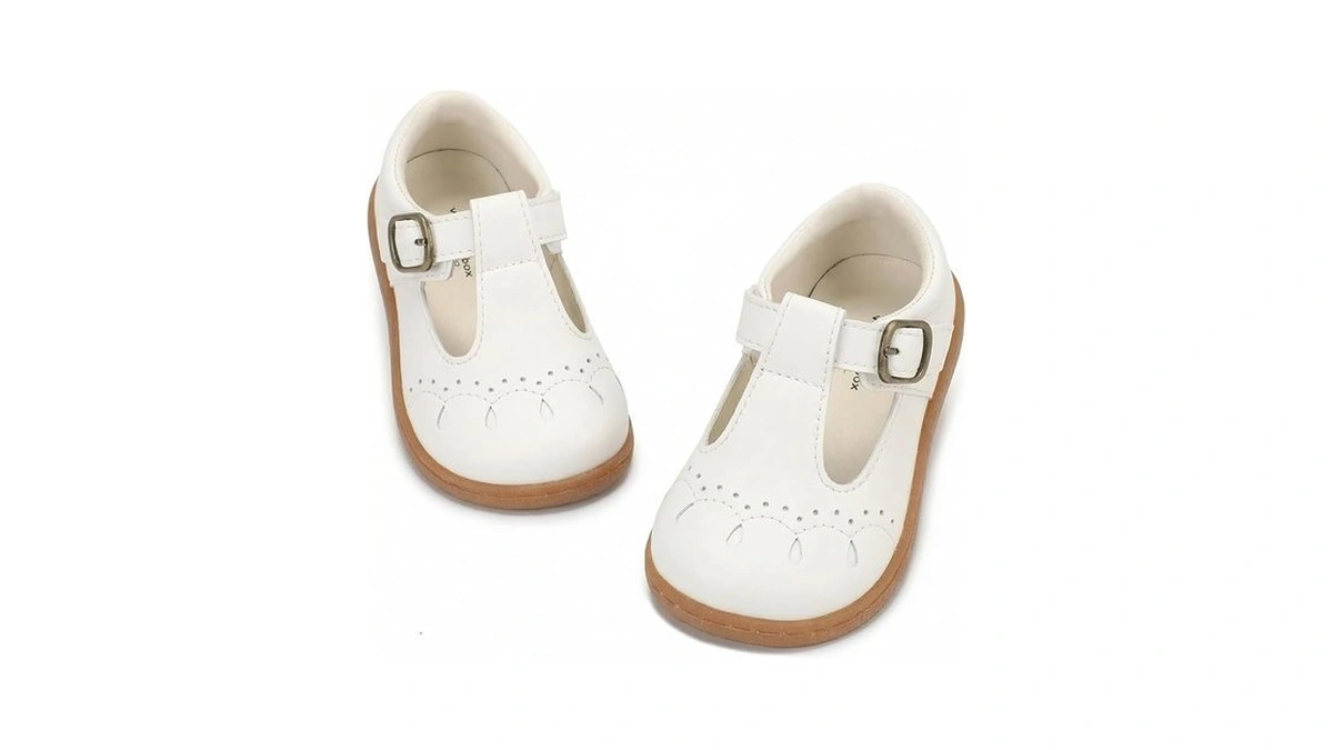 Wide Toe Box Toddler Girls Mary Jane Dress Shoes Wide