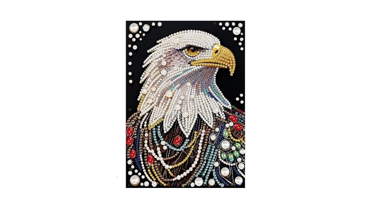 Ajepon Eagle Pearl Painting Kits For Adults - Special Shape