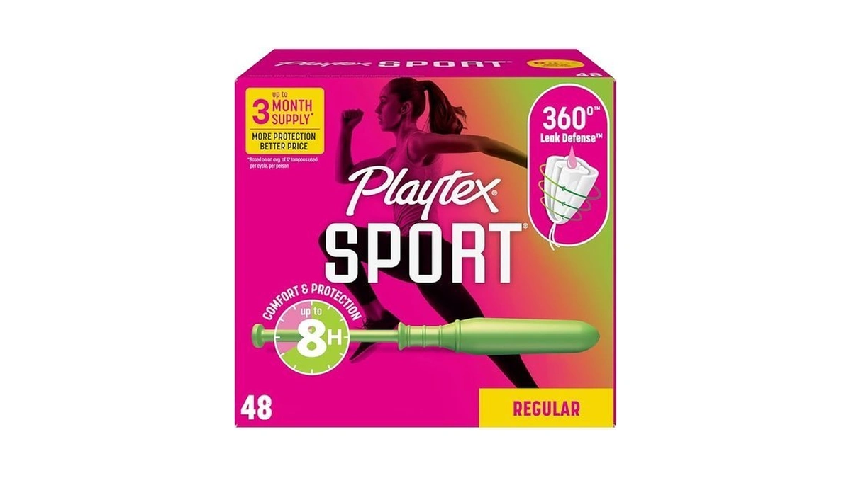 Playtex Sport Tampons Regular Absorbency, Fragrance-free - 48ct | Regular