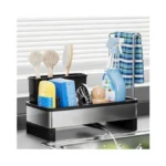 Ewaiira Stainless Steel Sink Caddy, Sponge Holder For Kitchen Sink