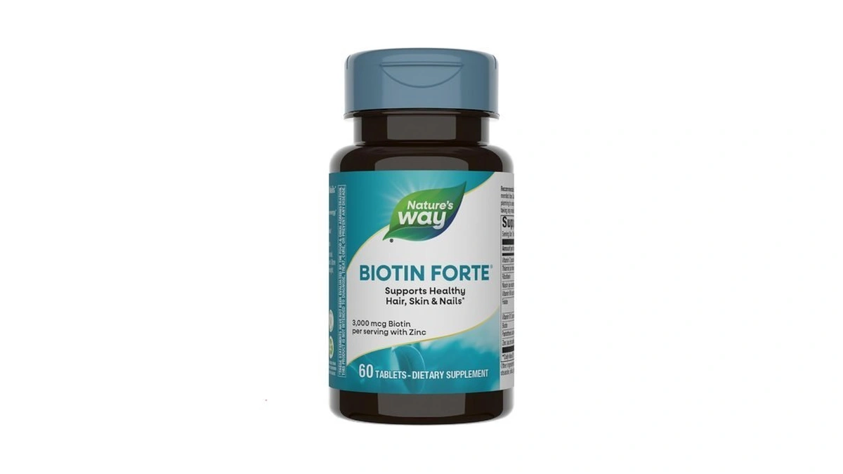 Nature's Way Extra Strength Biotin Forte, Supports Healthy Hair, Skin
