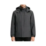 Accnuo Men's Waterproof Rain Jacket Lightweight Raincoat & Windbreaker With